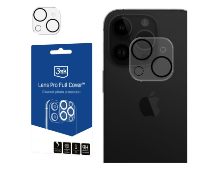 Szkło i folia ochronna 3mk Lens Pro Full Cover do iPhone 15/15 Plus